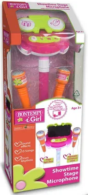 Produktbild von Bontempi 40 1471, Spielzeug-Mikrofon, 3 Jahr(e), AA, 495 g, Pink