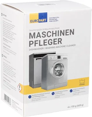 A product box for dishwasher and washing machine cleaner.