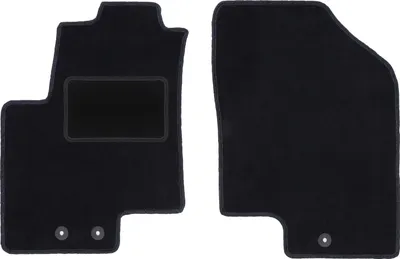 Immagine prodotto di Wielganizator tappetini auto velours anteriori adatto per Hyundai ix20 (2010-2018, minivan) neri, set 2 pz, con fissaggi