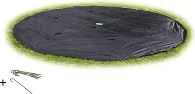 Image de EXIT Au niveau du sol Trampoline Housse de protection ø305cm – Trampoline Housse de protection – Résistant – Rond – Bâche