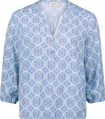 Produktbild von Cartoon Bluse Kurz 3/4 Arm 8842 Blue/Rosé 38