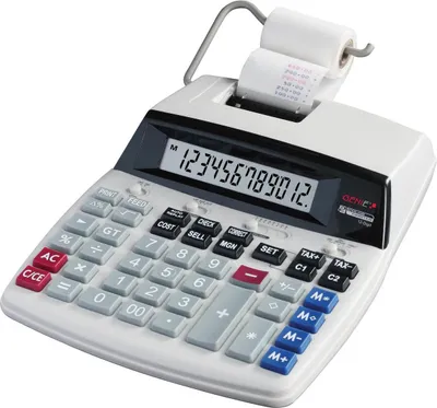Produktbild von Genie D69 Plus - Desktop - Druckrechner - 12 Ziffern - Display klappbar - AC/DC - Grau