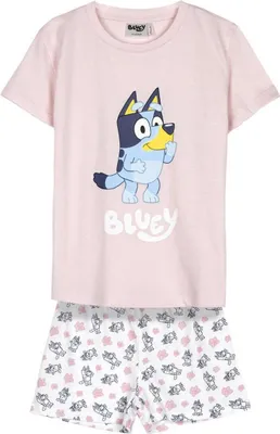 Produktbild von Bluey Schlafanzug Kinder Pyjama T-Shirt & Short aus 100?% Baumwolle 2 Jahre