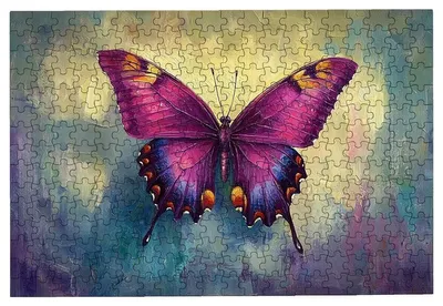 Imagen del producto de Rompecabezas de 1500 piezas con diseño de mariposa, ideal para adultos