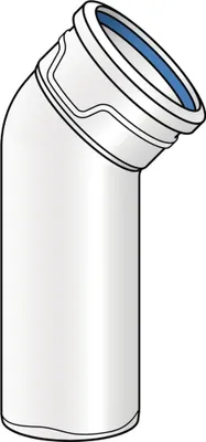 Immagine prodotto di KE Kelit ASP390, PHONEX, AS-PLUS, Langbogen 45°, 110, 1 pz.