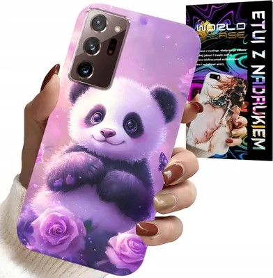 Obrázek produktu pro Pouzdro Pro Samsung Note 20 Ultra - Roztomilé Vzory Pandy Pro Děti + Fólie