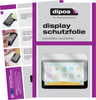 Produktbild von 2x Schutzfolie für XGODY T901 9 Zoll klar Displayschutzfolie Folie Display Schutz dipos