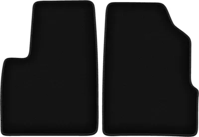 Zdjęcie produktu dla Wielganizator dywaniki welurowe przednie do Chrysler Pacifica SUV (2003-2008) - czarne dywaniki samochodowe BASIC komplet (2 szt.)