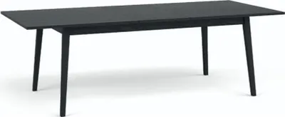Produktbild von Ausziehbarer Esstisch 160(200)x90 MOSQURA - Schwarzgraphit