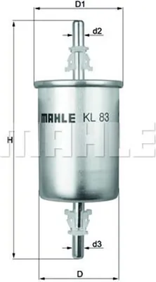 Produktbild von Kl83 Kraftstofffilter Fuer Opel