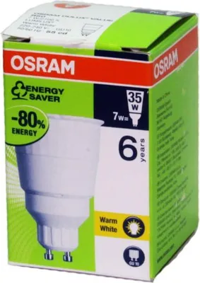 Obrázok produktu pre Žiarivka OSRAM GU10 7W/827 úsporka DELVALUE