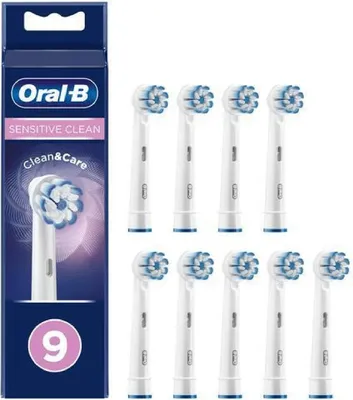 Produktbild von Oral-B Aufsteckbürsten – Sensitive Clean, 9 Stück (3+3+3)