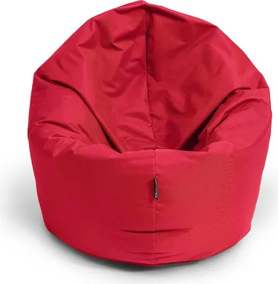 Produktbild von Sitzsack mit füllung 2 in 1 Sitzkissen Bean Bag Outdoor Indoor Wasserfest | Rot 70cm