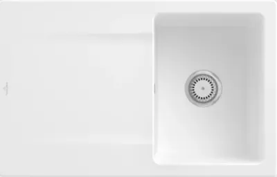 Produktbild von Villeroy & Boch Keramikspüle 333401RW, Siluet 45 Einbauspüle - inkl.