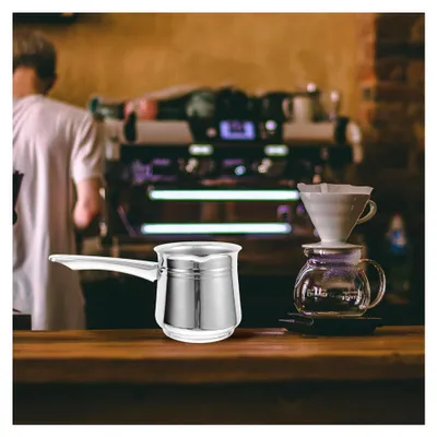 Produktbild von Edelstahl-Kaffeekanne 720 Ml mit langem Ausguss für Büro und Alltag – Benutzerfreundlich und stilvolles Design