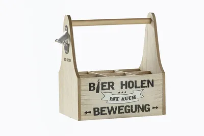 Zdjęcie produktu dla Gilde Flaschenträger, "Männer", Spruch, MDF, naturfarben, L. 17 cm, B. 26 cm, H. 29 cm 41232 4009079412321 2 Stück (2-fach sortiert)