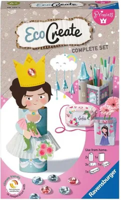 Produktbild von Ravensburger Upcycling Basteln EcoCreate Mini Princess Prinzessin 18131