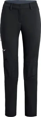 Image de Salewa Puez Orval 2 Durastretch Pantalon Softshell pour femme, Couleur:black out, Taille:IT 42 / DE 36