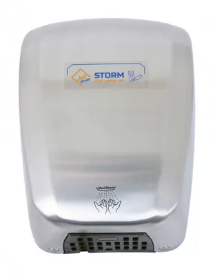 Image de Jet Dryer sèche-mains - Storm sèche-mains à air chaud, acier inoxydable mat 8596220006394