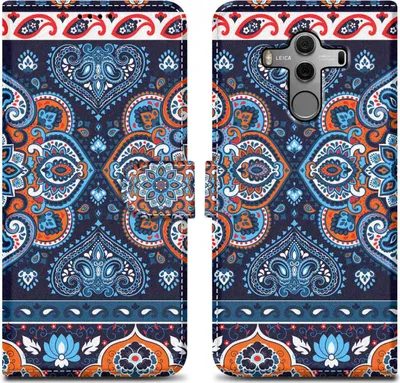 Obrázek produktu pro Cadorabo Protective Case for Huawei MATE 10 PRO Case Design Blue Mobile Case Cover Case Magnetic Case Cover