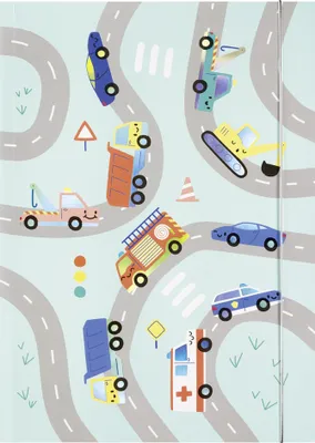 Image de folia 69023 folia Dossier de dessins HOTFOIL "VEHICLES", carton, DIN A3
