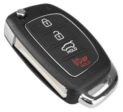 Produktbild von Auto-Schlüsselgehäuse Techstar® kompatibel mit Hyundai, Santa FE, IX25, IX35, IX45, 4 Tasten, TOY40