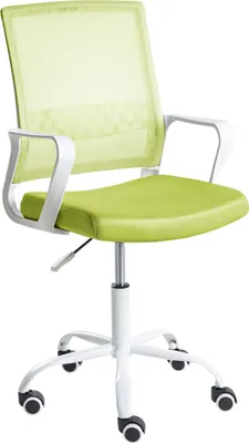Produktbild von BELIANI Bürostuhl Limettengrün Netzstoff Atmungsaktiv Drehbar Höhenverstellbar mit Armlehnen Modernes Design Computer Drehstuhl für Homeoffice Büro