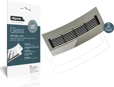 Produktbild von 2x Schutzfolie für Jura XJ9 Tropfblech - Anti-Shock 9H Folie dipos Glass