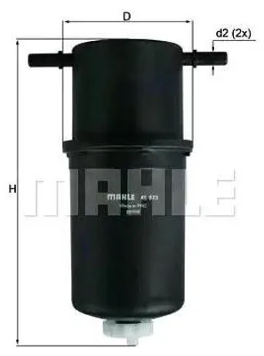 Imagen del producto de Filtro de combustible KNECHT KL 873