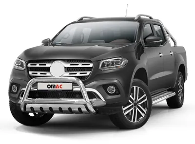 Produktbild von Frontbügel Frontschutzbügel für Mercedes X Klasse 2017-2020 ABE Edelstahl Silber
