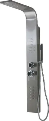 Immagine prodotto di Pannello doccia acciaio inox con getti idromassaggio cromati