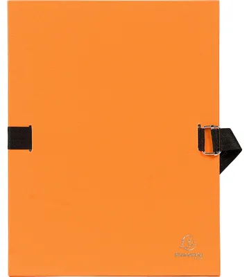 Obrázek produktu pro Složka na dokumenty A4 120 mm s pružným hřbetem oranžová balení po 10 kusech