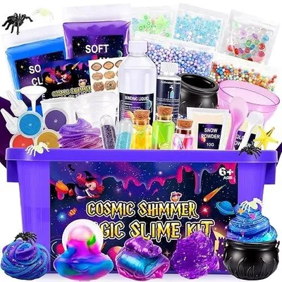 Zdjęcie produktu dla Slime zestaw do robienia 41 elementów DIY dla dzieci 6 12 lat prezent