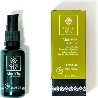 Zdjęcie produktu dla Olive Spa Aloe Vera Olejek do brody dla mężczyzn Bead Ol 50ml