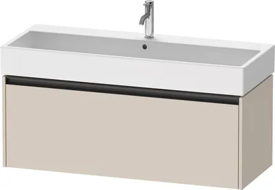 Produktbild von Duravit Ketho.2 Wastafelonderkast 118,4x46x44 cm Supermat Taupe