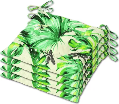 Produktbild von AMPO Sitzkissen Stuhlauflage Stuhlkissen Auflage 4er Set Kissen Sitzpolster 36x36 cm