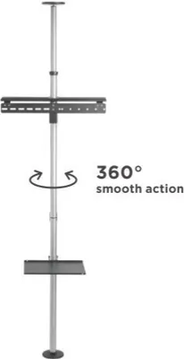 Produktbild von TECHLY Boden/Deckenhalter fuer TV 93,98cm bis 177,80cm 360 Grad Drehung fuer maximale Anzeigeflexibilitaet