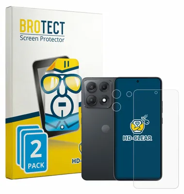 Produktbild von 2x Für Motorola Edge 70 Max (Display+Kamera) Schutzfolie BROTECT Displayschutz Display Schutz Folie Klar Transparent