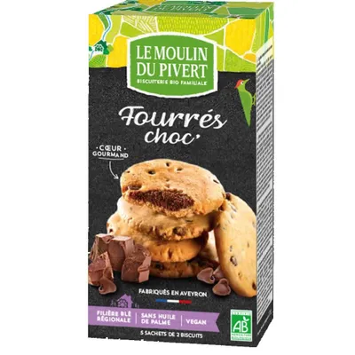 Produktbild von Cookies Fourrs - choc 175g