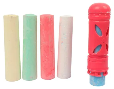 Produktbild von Straßenmalkreide-Set mit Halter, 18-teilig für Kinder
