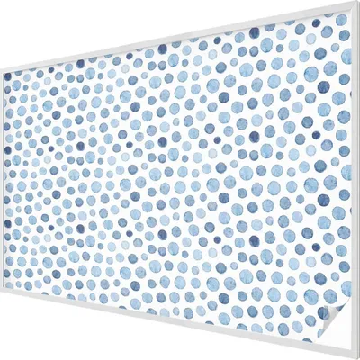 Obrázek produktu pro Vitrážová fólie na okno - 146x200 cm - vitrážový vzor - neprůhledná dekorativní fólie na ochranu soukromí - samolepicí, UV ochrana - akvarelové tečky