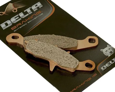 Immagine prodotto di Delta Braking, pastiglie freno sinterizzate DB2490QDN con omologazione ABE, confezione da 2 pezzi