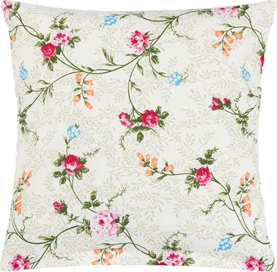 Zdjęcie produktu dla Poszewka bawełniana - 40x40 cm - różowa, zielona