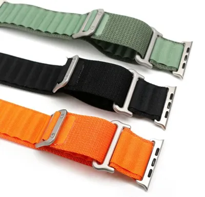 Produktbild von 3X Uhrenarmband Für Apple Watch 42/44/45/49Mm Se/9/8/7/6/5/4/3/2/1 Material