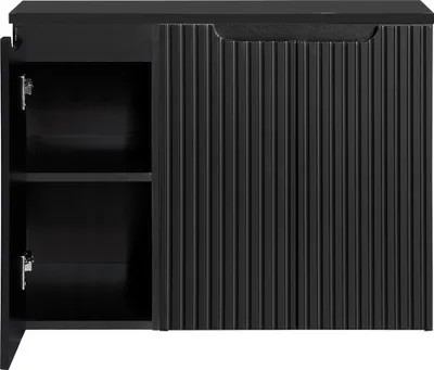 Produktbild von Waschtisch-Unterschrank 80cm, in schwarz, NEWPORT-56-BLACK