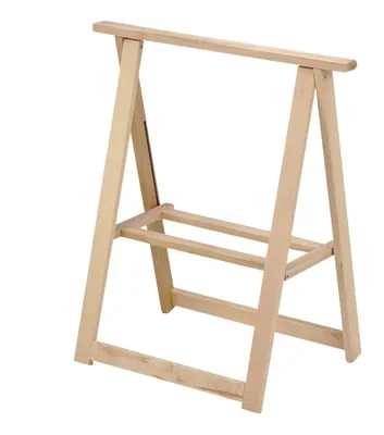 Staffelei aus Buchenholz, Höhe 83 cm, unlackiert
