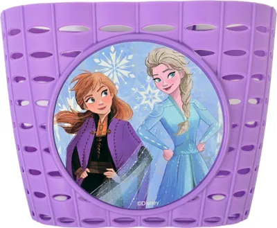 Immagine prodotto di Cestino bici Disney per bambini cestino bici ragazze cestino manubrio Elsa Frozen Regina dei Ghiacci 1264
