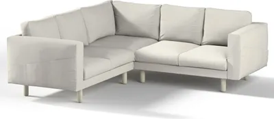Produktbild von Dekoria Bezug für Norsborg 4-Sitzer Ecksofa, hellgrau , Norsborg 4-Sitzer Ecksofabezug