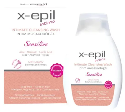 Imagen del producto de X-Epil Intimo Sensitive, gel limpiador para la higiene íntima (250 ml), 49125