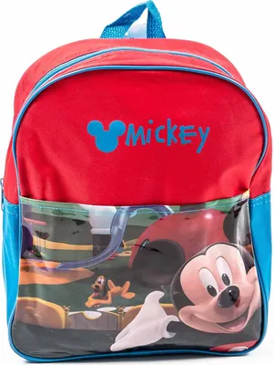 Produktbild von Kinderrucksack von Disney, Stoßkanten, 2 Fächer, Gurte verstellbar, Höhe 30 cm, Design ©Disney Mickey